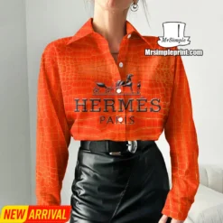 [NEW] Premium HERMÈS Casual Shirt For WOMEN 2024 MRS- NCY-0001XFEJY3HJ