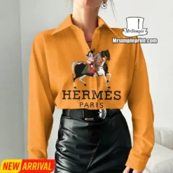 [NEW] Premium HERMÈS Casual Shirt For WOMEN 2024 MRS- NCY-0001WCBC9EZV
