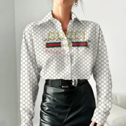 GUCCI Luxury Long Sleeve Button Shirt 2024 LUX-NCY-0000OHMMMQWI