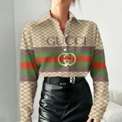 GUCCI Luxury Long Sleeve Button Shirt 2024 LUX-NCY-0000YEFWKAGJ