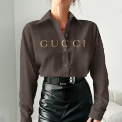 GUCCI Luxury Long Sleeve Button Shirt 2024 LUX-NCY-0000L90EQRLN
