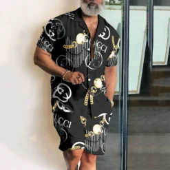 [PREMIUM] GUCCI Hawaii Shirt & Short Summer 2025 LUX-CY-STK-VS000Z3FEUJ1J