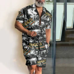 [PREMIUM] GUCCI Hawaii Shirt & Short Summer 2025 LUX-CY-STK-VS000RVZW2NJ7