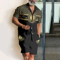 [PREMIUM] GUCCI Hawaii Shirt & Short Summer 2025 LUX-CY-STK-VS000VUPRZHSD