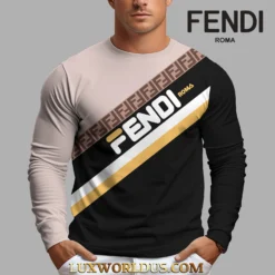 FENDI Premium Long Sleeve Shirt Limited Edition 2025 LUX-CX-0UVWL3FTH