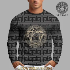 VERSACE Premium Long Sleeves Shirt Limited Edition 2025 LUX-CX-0TW91QSWA