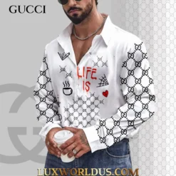 GUCCI Long Sleeve Button Shirt Limited Edition 2025 LUX-CCY-0IMPLV0M9