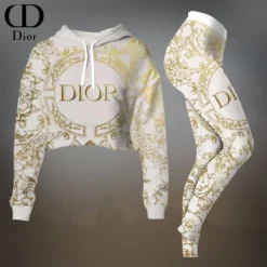 C.DIOR Premium Cropped Hoodie Leggings Set  LUX-CRF+DDK-87EY1ZAI