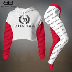 BALENCIAGA Premium Cropped Hoodie Leggings Set  LUX-CRF+DDK-0JHWFJVH