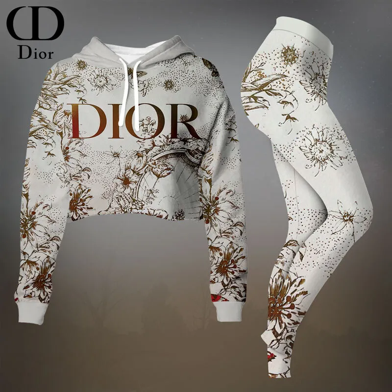 C.DIOR Premium Cropped Hoodie Leggings Set LUX-CRF+DDK-6O8QPEXO