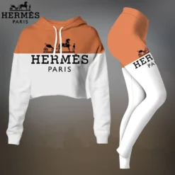 HERMÈS Premium Cropped Hoodie Leggings Set  LUX-CRF+DDK-6MDVKIKM