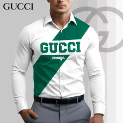 GUCCI Premium Long Sleeve Button Shirt LUX-CCY-PX3HOQW5