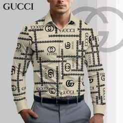 GUCCI Premium Long Sleeve Button Shirt LUX-CCY-VYMK6KTT