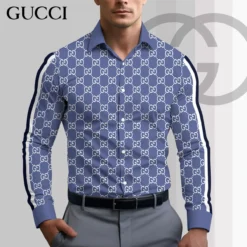 GUCCI Premium Long Sleeve Button Shirt LUX-CCY-SIW0JEHV