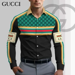GUCCI Premium Long Sleeve Button Shirt LUX-CCY-MDMP1O63