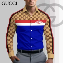 GUCCI Premium Long Sleeve Button Shirt LUX-CCY-EWQEZ7E1