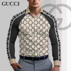 GUCCI Premium Long Sleeve Button Shirt LUX-CCY-24AOVT6U