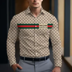 GUCCI Premium Long Sleeve Button Shirt LUX-CCY-XM92I65H