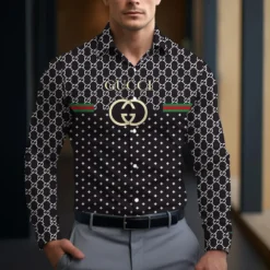 GUCCI Premium Long Sleeve Button Shirt LUX-CCY-5LDIBCMF