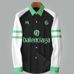 [NEW] Premium BALENCIAGA Long Sleeve Button Shirt MRS- CCY-0000WPEZDBUX