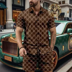 [NEW] Luxury GUCCI Hawaii Shirt & Short Summer 2025 LUX-BKGCY+STK-GC1332