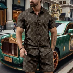 [NEW] Luxury GUCCI Hawaii Shirt & Short Summer 2025 LUX-BKGCY+STK-GC1330