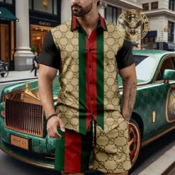 [NEW] Luxury GUCCI Hawaii Shirt & Short Summer 2025 LUX-BKGCY+STK-GC1324