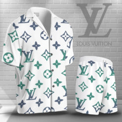 LOUIS VUITTON Limited Edition Hawaiian Shirt & Shorts LUX-CY+STK-VS00UOBFRIKF