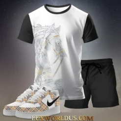 BURBERRY Limited Edition T-Shirt & Short Match AF1 Sneaker 2025 LUX-TX+STK+F40-0ODG6U2HD