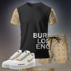 BURBERRY Limited Edition T-Shirt & Short Match AF1 Sneaker 2025 LUX-TX+STK+F40-0UVYVUFFH