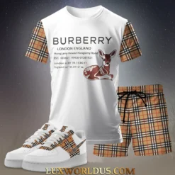 BURBERRY Limited Edition T-Shirt & Short Match AF1 Sneaker 2025 LUX-TX+STK+F40-0YHZZOL0U