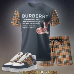 BURBERRY Limited Edition T-Shirt & Short Match AF1 Sneaker 2025 LUX-TX+STK+F40-0CCBX5K2Q