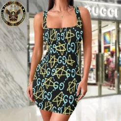 Premium GUCCI Tanktop Dress 💖 WOMEN 2025 LUX-DB-000YJ5DQN2R