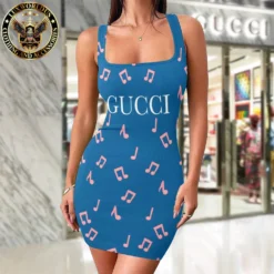 Premium GUCCI Tanktop Dress 💖 WOMEN 2025 LUX-DB-000QXLI8K6J