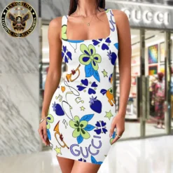 Premium GUCCI Tanktop Dress 💖 WOMEN 2025 LUX-DB-000SBTIDPT0