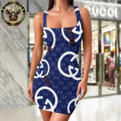 Premium GUCCI Tanktop Dress 💖 WOMEN 2025 LUX-DB-000ICC8T7KJ