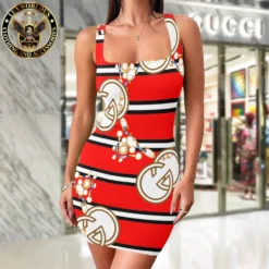 Premium GUCCI Tanktop Dress 💖 WOMEN 2025 LUX-DB-000QJWPNI55
