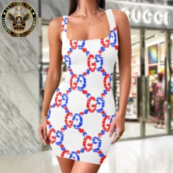 Premium GUCCI Tanktop Dress 💖 WOMEN 2025 LUX-DB-000GRJWWNEV