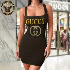 Premium GUCCI Tanktop Dress 💖 WOMEN 2025 LUX-DB-000SCRYLMII
