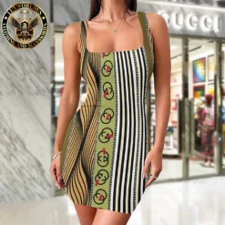 Premium GUCCI Tanktop Dress 💖 WOMEN 2025 LUX-DB-000FLVTM0E9