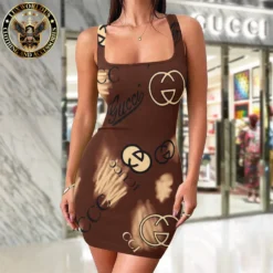 Premium GUCCI Tanktop Dress 💖 WOMEN 2025 LUX-DB-000JIJ8EIWX