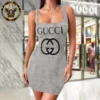 Premium GUCCI Tanktop Dress 💖 WOMEN 2025 LUX-DB-000TTPSWWA2