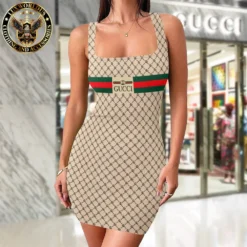 Premium GUCCI Tanktop Dress 💖 WOMEN 2025 LUX-DB-000EL1ZMX2U