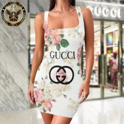 Premium GUCCI Tanktop Dress 💖 WOMEN 2025 LUX-DB-000FYADBYBC