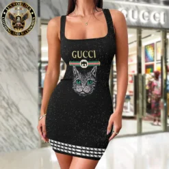 Premium GUCCI Tanktop Dress 💖 WOMEN 2025 LUX-DB-000CGAODZTJ