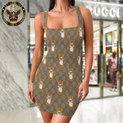 Premium GUCCI Tanktop Dress 💖 WOMEN 2025 LUX-DB-000PHUKLE2S