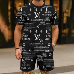 LOUIS VUITTON Limited Edition T-Shirt & Shorts Set  LUX-TX+STK-0LDUXWTBU