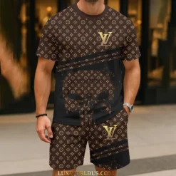 LOUIS VUITTON Limited Edition T-Shirt & Shorts Set  LUX-TX+STK-0WCW3HOX4