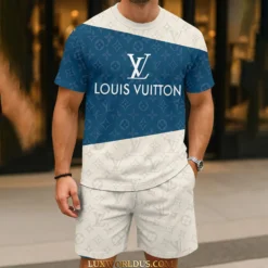 LOUIS VUITTON Limited Edition T-Shirt & Shorts Set  LUX-TX+STK-0UNRNEGBC