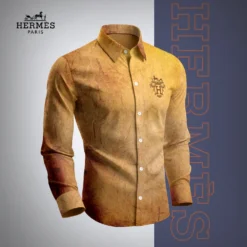 HERMÈS Premium Long Sleeve Button Shirt 2025 LUX-CCY-0KQM9WD4F